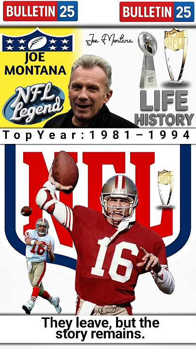 Joe Montana: The NFL Legend Who Never Broke #JoeMontana#NFLLegend#49ersHistory#SuperBowlChampion