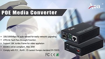 Media Converter / Application for POE Media Converter / AOA Tech