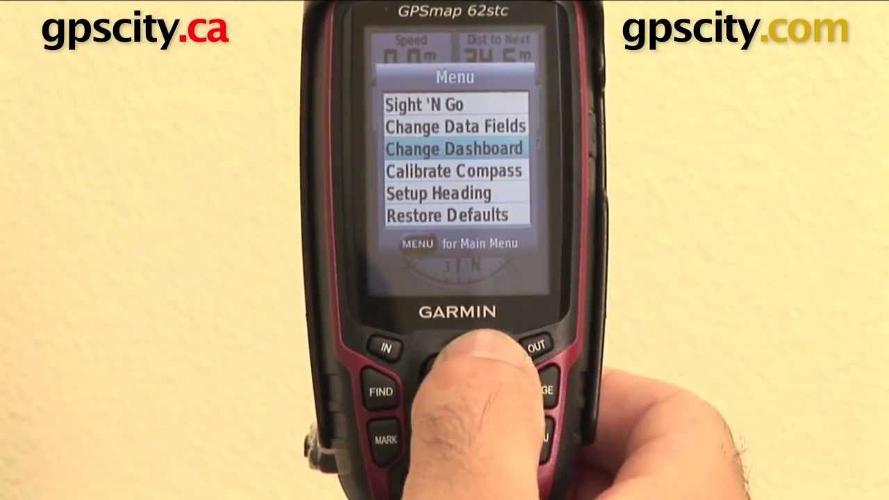 Garmin GPSMAP Compass Page @ gpscity.com - YouTube