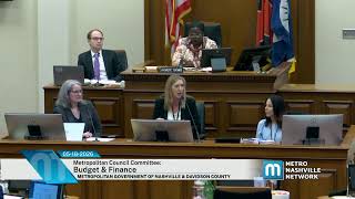 05/18/26 Metropolitan Council Committee: Budget & Finance