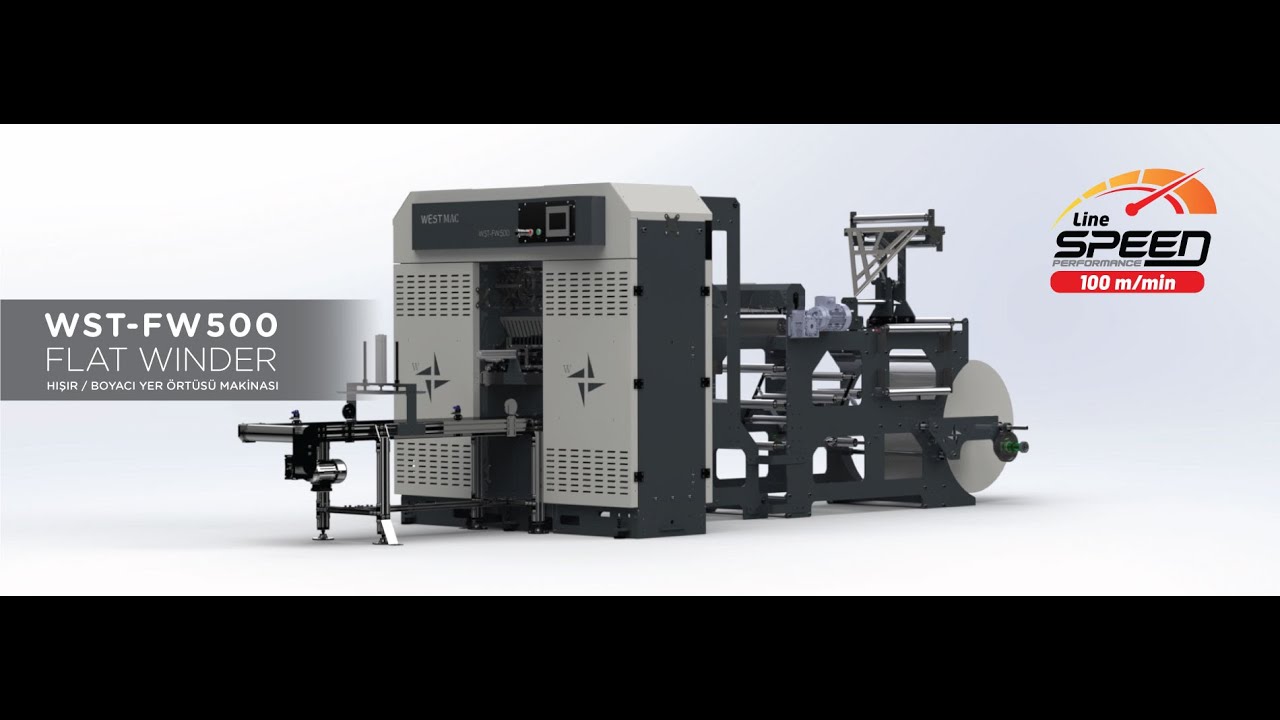 WST-FW500 - WST-FW1000 FLAT WINDER (PRINTING COVER, BOYACI YER ÖRTÜSÜ ...