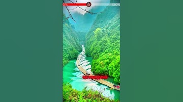 🌊 This floating bridge in China feels like riding the waves