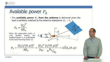 Receiver antenna parameters II. | 11/62 | UPV