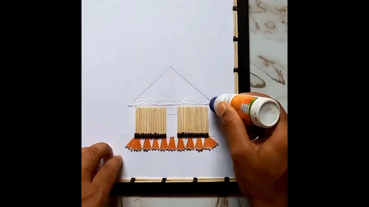 Pencil shaving craft  #shorts #artandcraft