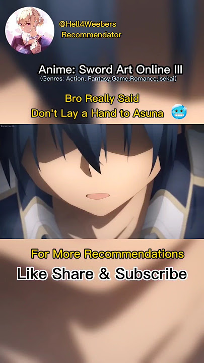 Kirito Awakening 🥶Subscribe For More Recommendations 😊#anime#sao#swordartonline#kirito#asuna