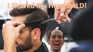 I Shaved My Head BALD!