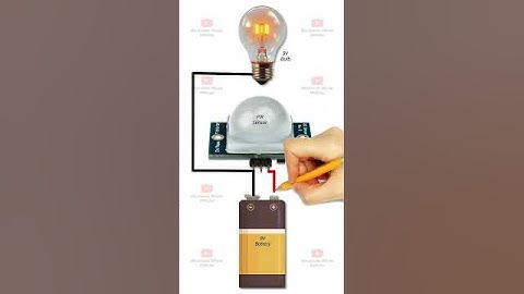 Motion Sensing Light Circuit | PIR Sensor DIY #motionsensor