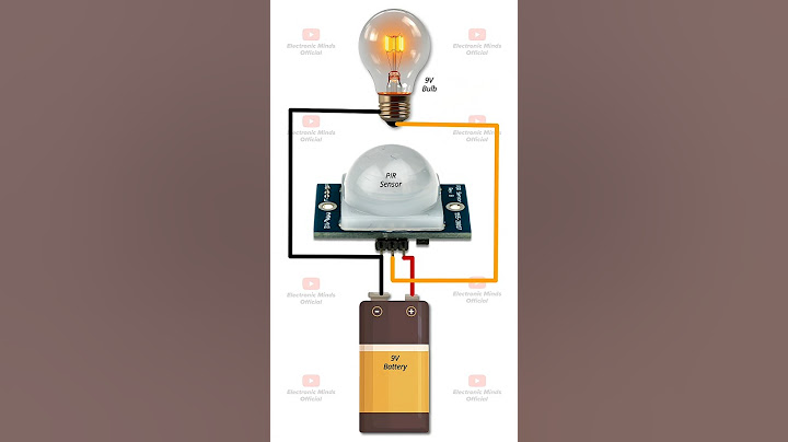 Motion Sensing Light Circuit | PIR Sensor DIY #motionsensor