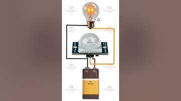 Motion Sensing Light Circuit | PIR Sensor DIY #motionsensor