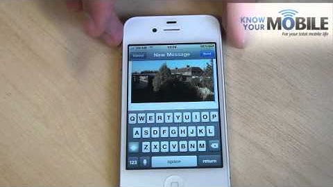 How to embed multiple pictures in an email on the iPhone 4S