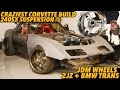 USDM to JDM CONVERSION!  2JZ RHD Corvette build!  Body drop, cantilever suspension, JDM wheels