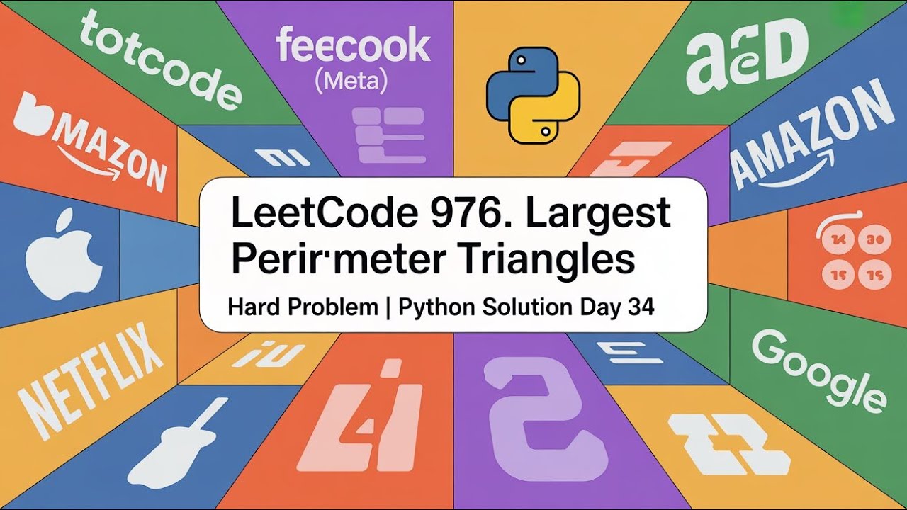 Leetcode 976 Largest Perimeter Triangle 28-09-2025 #leetcode # ...