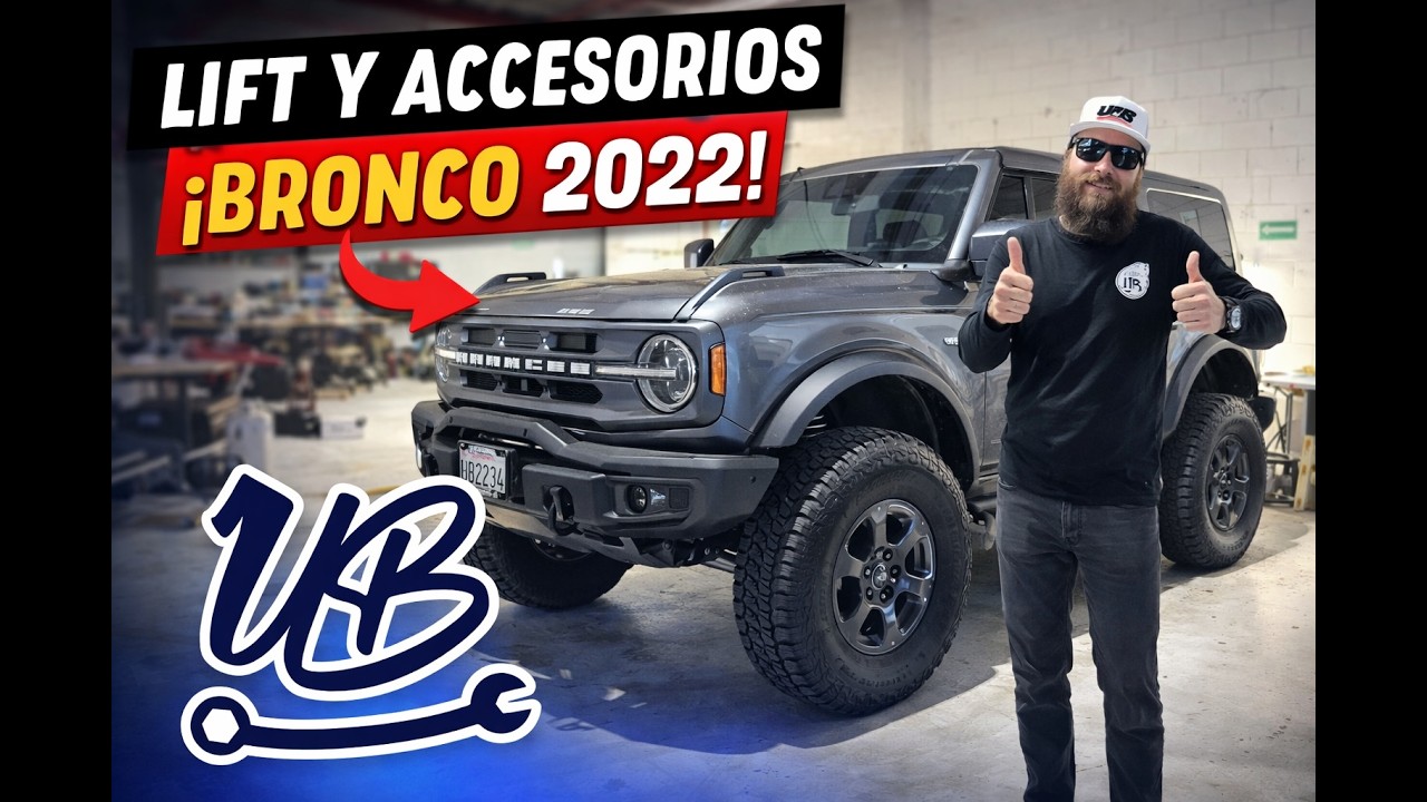 ¡Así se transforma una Ford Bronco 2022! Kit de Levante + Accesorios