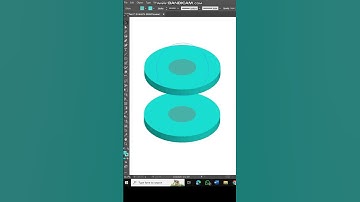 " How to Create a 3D Donut Shape in Adobe Illustrator 🎨 | Illustrator Tutorial "