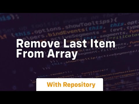 remove last item