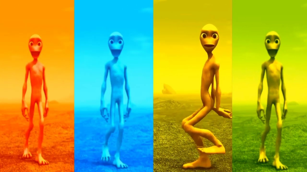 Patila vs Me Keste vs Dame Tu Cosita vs levan Polkka vs Siren Head - Alien Green Dance Challenge #24