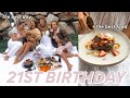 MY 21ST BIRTHDAY | workouts, food + the best surprise!