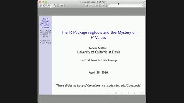 R package regtools and mystery of p-value