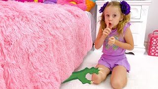 Nastya and dad - Monster under the bed story