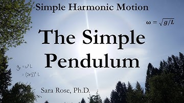 The Simple Pendulum (Simple Harmonic Motion & Waves)