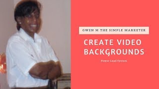Video Background In Your Squeeze Pages In Power Lead System