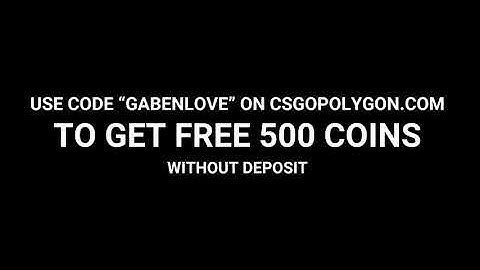 CSGOPOLYGON CODE: "GABENLOVE" | FREE 500 COINS