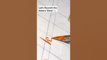 Flourishing Calligraphy | calligraphy #shorts @syncininkbysupriya