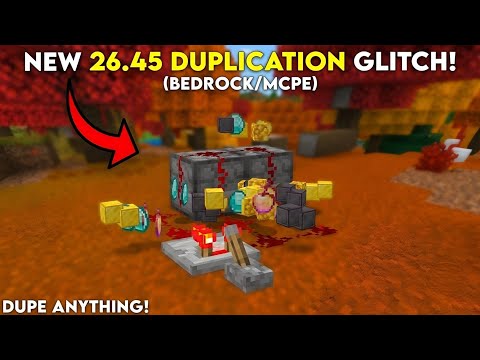 EASY DUPLICATION GLITCH Minecraft Bedrock 26.4/1.21!
