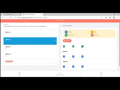 RGPV MOCK test  and Registration process