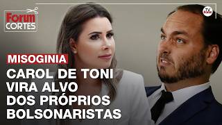 Após aparecer à frente de Carlos Bolsonaro em pesquisa, Carol de Toni vira alvo da misoginia da sua