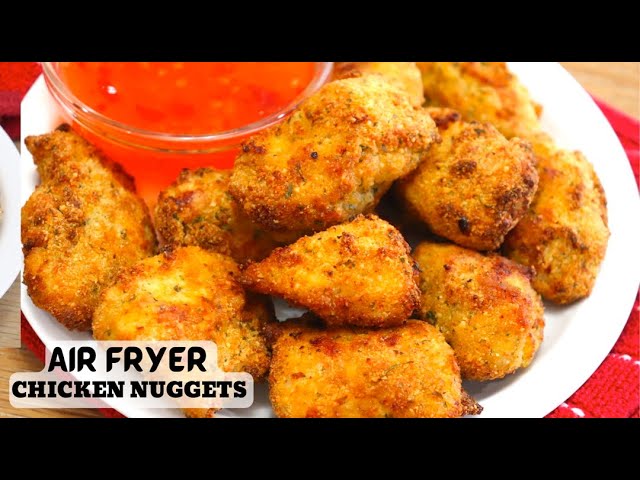 Homemade Air Fryer Chicken Nuggets - Cooking For My Soul