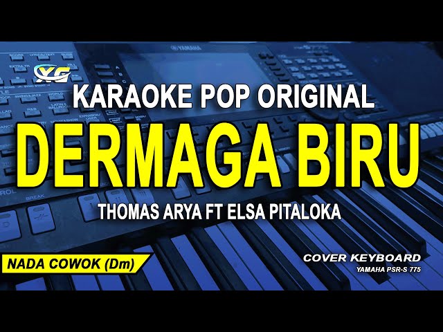 Thomas Arya feat Elsa Pitaloka - Dermaga Biru (Karaoke Slow Rock) Nada Pria class=