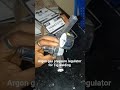 argon gas pressure regulator #tigwelding #fabrication #mechanical #engineering #machine
