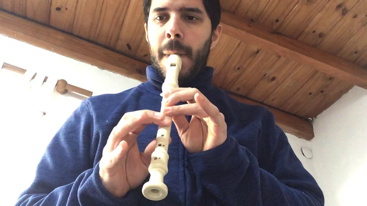 Un elefante se balanceaba flauta dulce YouTube