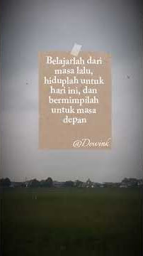 Berlatihlah mengambil hikmah dari masa lalu tanpa terus terjebak di dalamnya🌿#fyp #katamotivasi