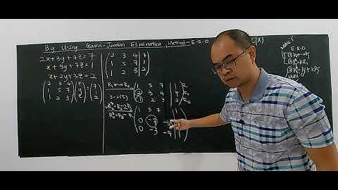 SUBTOPIC 4.4: SYSTEM OF LINEAR EQUATIONS WITH THREE VARIABLES (3)