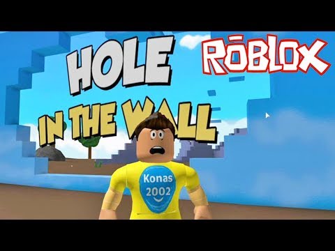 Roblox Survive The Hole In The Wall Roblox Gameplay Konas2002 Youtube - delikten gecebilir misin roblox hole in the wall youtube