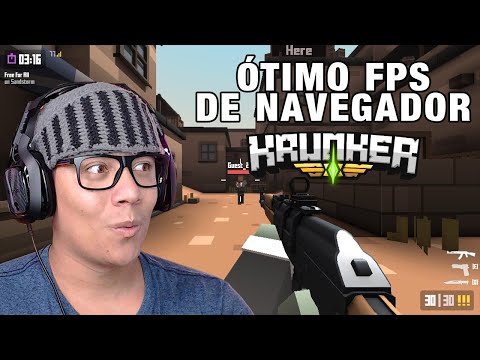 UM ÓTIMO FPS de NAVEGADOR - Krunker.io 