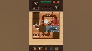 Roll the Ball slide puzzle Rotation E Pack Level 41 Solution