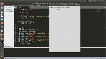 A general introduction to Tkinter using python -  Calculator App