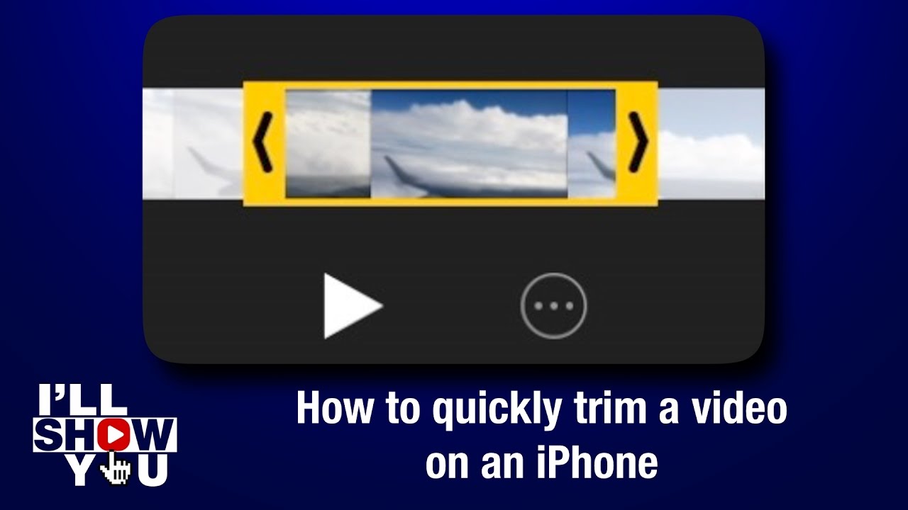 How To Quickly Trim A Video On An IPhone YouTube How To Quickly Trim A Video On An IPhone YouTube