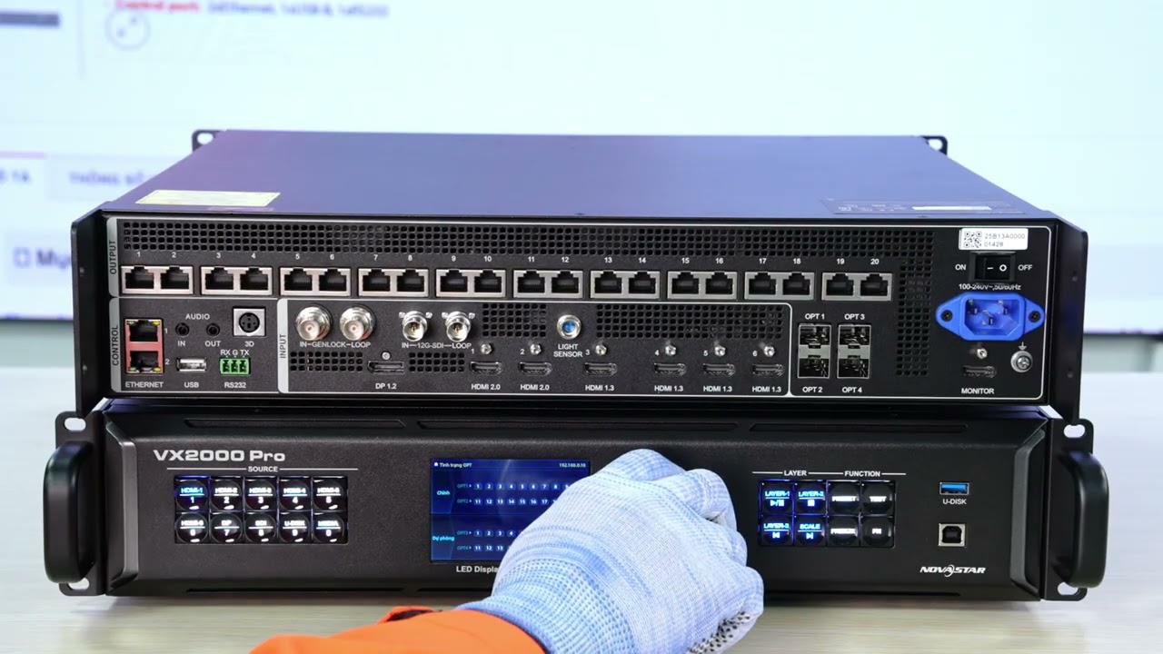 VX2000 Pro Bộ xử lý hình ảnh (all-in-one) mạnh mẽ đến từ NovaStar