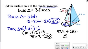10.3 Surface Area of Pyramids