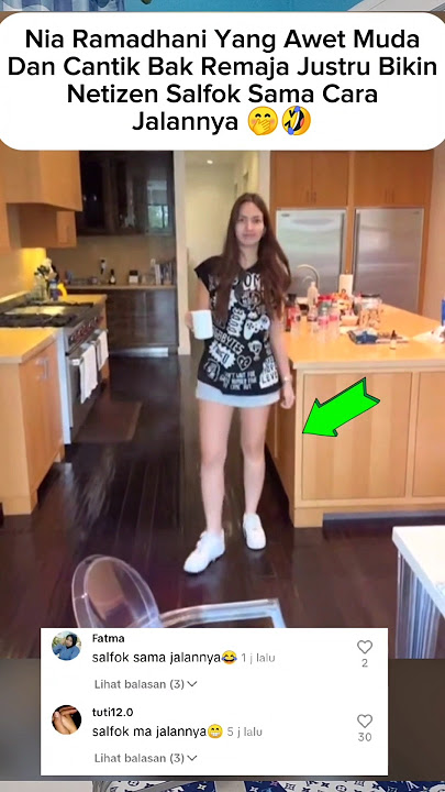 How Nia Ramadhani Walks Make Netizens Fail to Focus 🤭🤣#niaramadhani #shortvideo