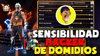 ✅ SENSIBILIDA + BOTON DE DOMIDIOS 😱 *Rey de los Hackers * 👑 Y SE PEGA TODO ROJO 👺( FREEFIRE)