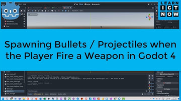 Firing Bullets in a 3D environment in Godot 4