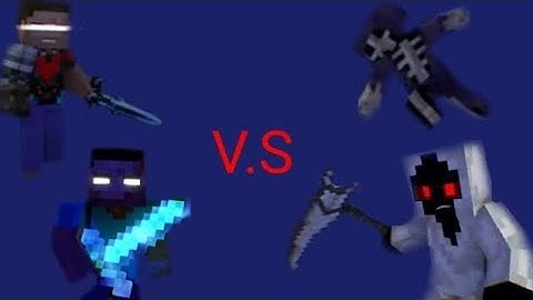 entity 303 and dreadlord v.s Herobrine - Minecraft fight animation | Minecraft| first one gamer
