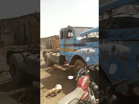 شاحنه Scania قديمه حموله 7طن موديل 1985 شاحنه جباره ذات محرك قوي مازالت محافظه