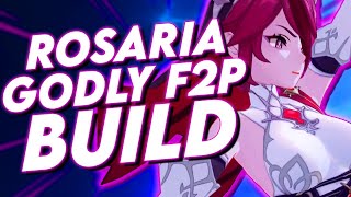 INFINITE HITS Genshin Impact Rosaria Build Guide | F2P Team | Genshin Impact Rosaria Guide Patch 1.4