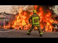 LAFD Engine 64: Large Homeless Encampment/Van Fire